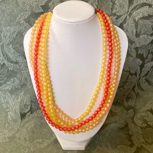 Five Strand Bead Necklace